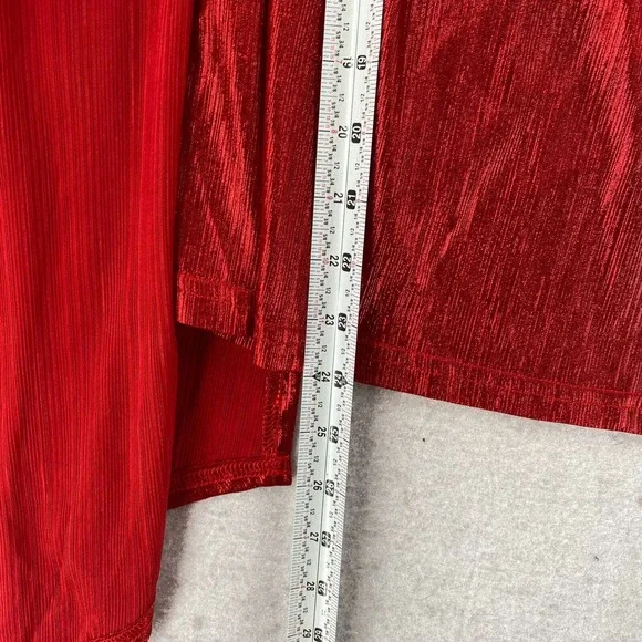 GRACE KARIN Blouse XL Shimmer Glitter Sparkly Poncho Party Top Blouse Low Back - Picture 14 of 15